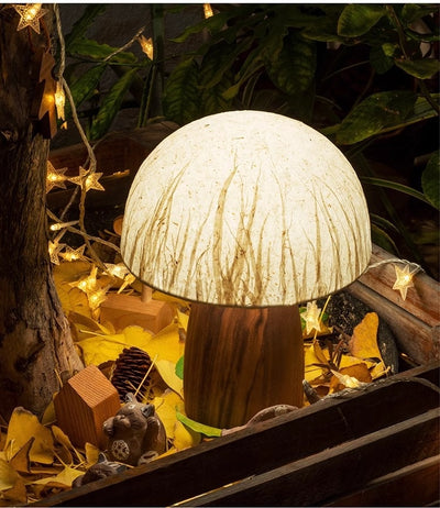 Lámpara de Setas Artesanal Estilo Japonés - Luz Ambiental - Image 9