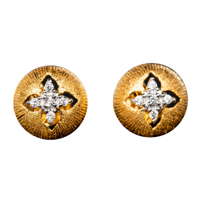 Aretes Redondos Zirconia Brillante Estilo Palacio Vintage - Image 7