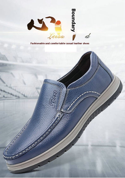 Zapatos Casuales de Cuero Impermeables y Ligeros para Hombre - Image 12