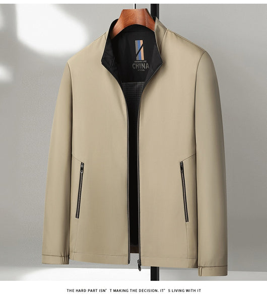 Chaqueta Ejecutiva de Cuello Alto para Primavera y Otoño - Image 23