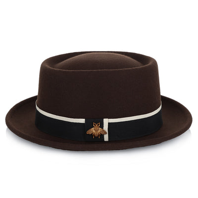 Sombrero de Lana Pura para Mujer con Detalle de Abejita - Accesorio de Moda - Image 8