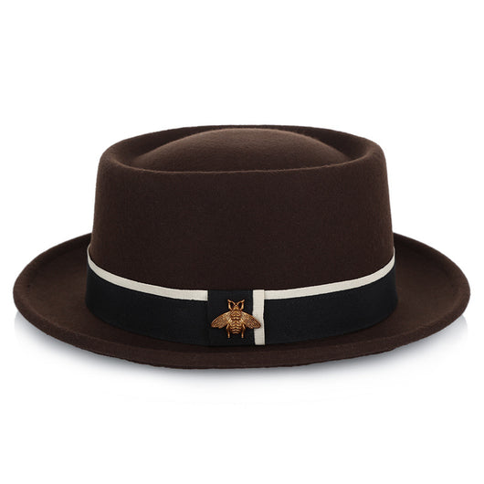 Sombrero de Lana Pura para Mujer con Detalle de Abejita - Accesorio de Moda - Image 8