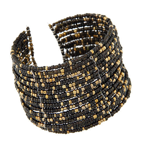 Collar Bohemio Multicapas con Cuentas de Arroz - Image 4
