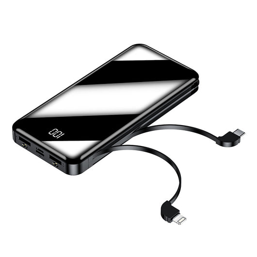 Batería Portátil 20,000mAh USB-C con Cable Integrado