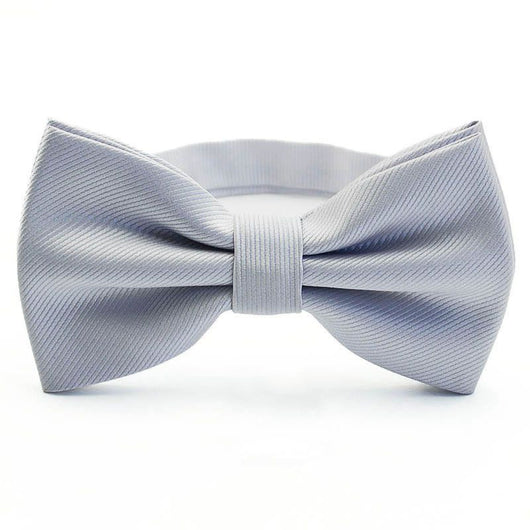 Corbata de Moño Elegante a Rayas para Padrino - Negro, Rojo y Azul - Image 4