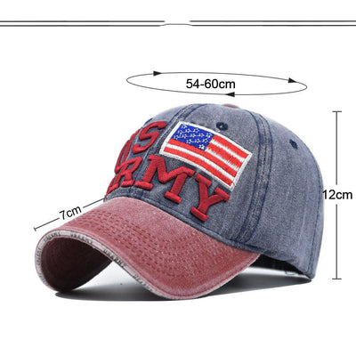Gorra de Béisbol Retro con Letra Bordada - Unisex Pico de Pato - Image 4