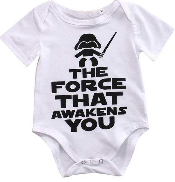 Body Bebé Estampado Force Awakens Algodón 100% Manga Corta 0-18 Meses - Image 6