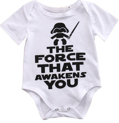 Body Bebé Estampado Force Awakens Algodón 100% Manga Corta 0-18 Meses - Image 6