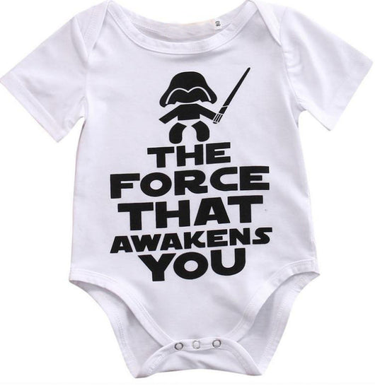 Body Bebé Estampado Force Awakens Algodón 100% Manga Corta 0-18 Meses - Image 6