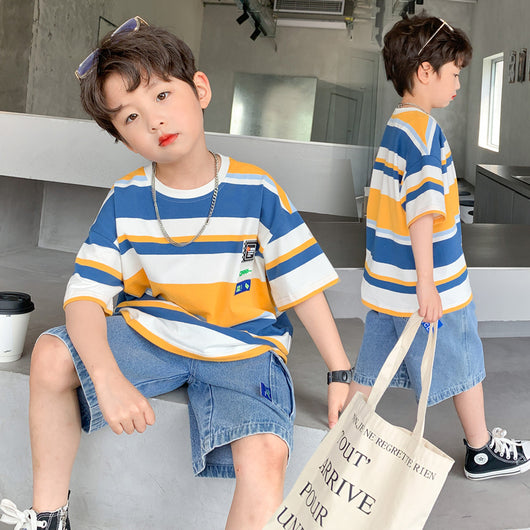 Conjunto de Playera y Pantalones Cortos para Niño - Verano Casual - Image 10