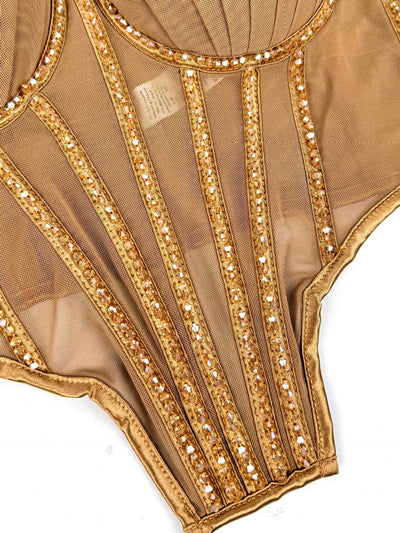 Sostén de Malla Transparente con Piedras y Varillas - Diseño Atrevido para Usar Fuera - Image 20