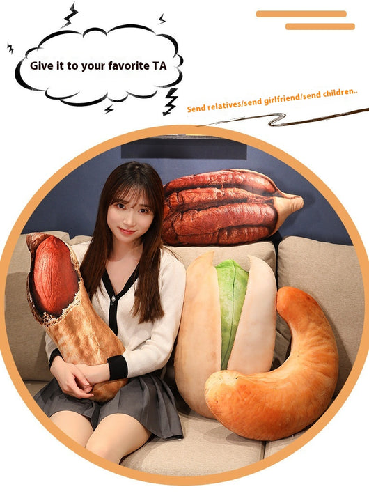 Almohada Decorativa Impresa con Diseño de Frutos Secos - Image 22