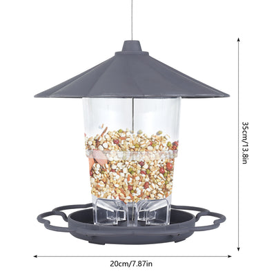Comedero Plegable para Pájaros Silvestres con Techo Removible - Decoración de Jardín - Image 7