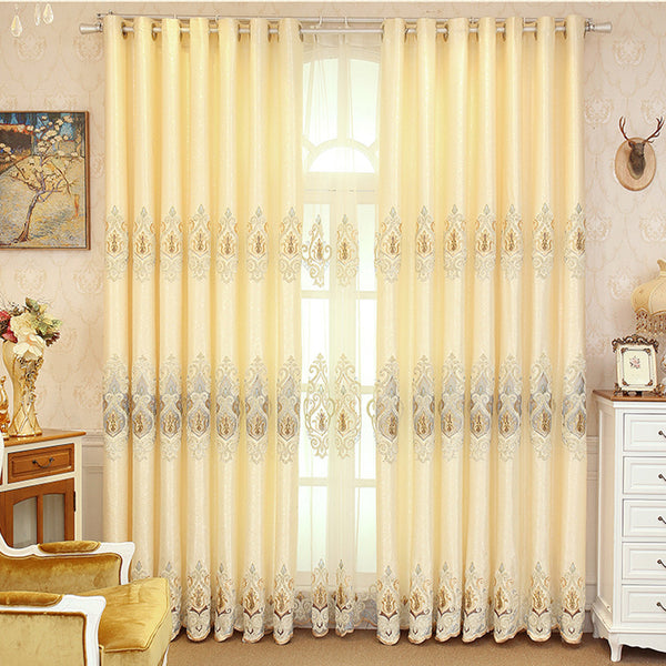 Cortinas de Malla Bordada Europea para Sala y Dormitorio - Image 6