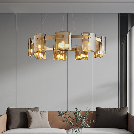 Lámpara Colgante de Vidrio Moderno para Sala, Dormitorio y Estudio - Image 14