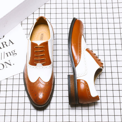 Zapatos de Vestir Ejecutivos British Tallados para Hombre - Image 5
