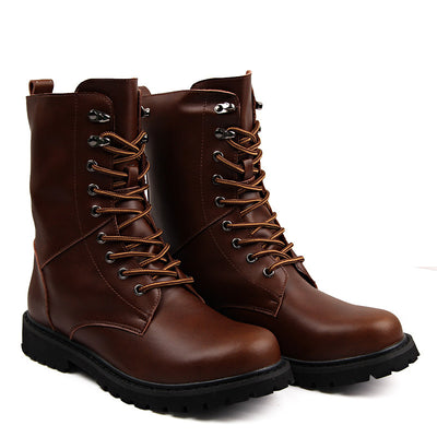 Botas Martin Retro para Hombre con Forro Cálido y Suela Resistente - Image 7