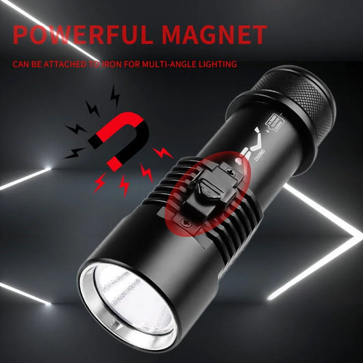 Linterna de Buceo Profesional Dual LED Blanco y Amarillo con Control Magnético - Image 14