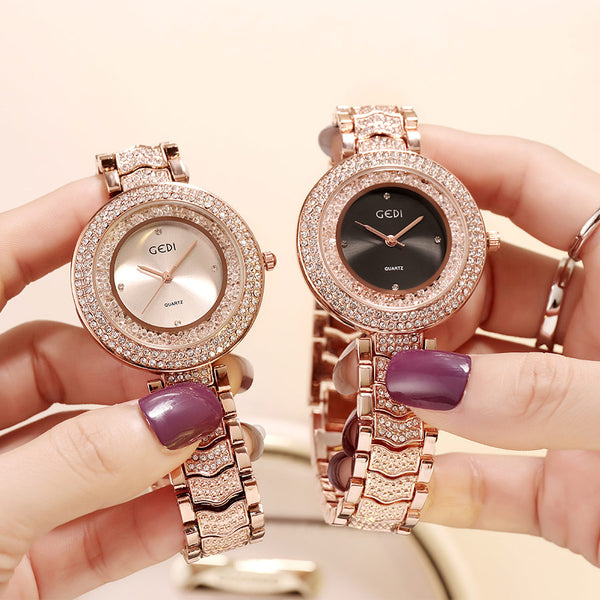 Reloj para Mujer con Correa de Diamantes