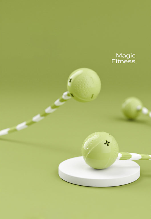 Light green interactive cat ball toy with a green and white striped flexible wand, shown with a white USB charging cable. - Image 11