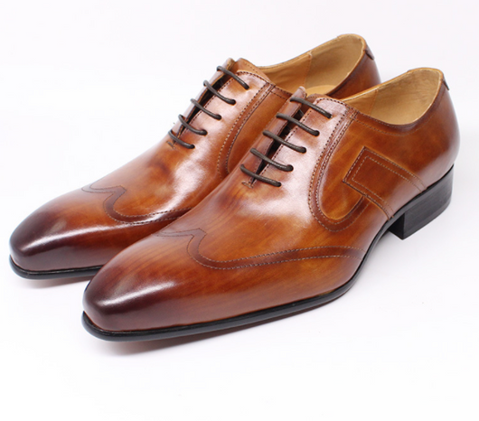Zapatos Oxford de Cuero Genuino para Hombre - Estilo Ejecutivo Casual - Image 4