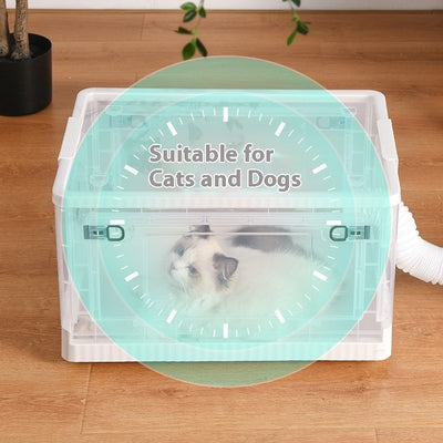 Secadora Transparente para Mascotas con Horno de Baño Portátil - Image 11