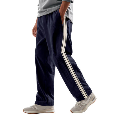 Pantalones de Chándal Holgados con Franja Lateral para Hombre - Image 12