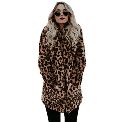 Abrigo de Piel Sintética para Mujer Invierno - Image 5