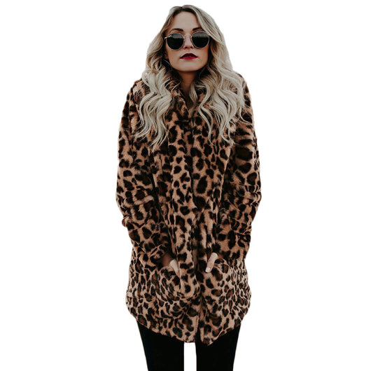 Abrigo de Piel Sintética para Mujer Invierno - Image 5