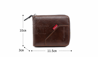 Billetera Hombre Tri-fold Capacidad Grande con Cadena y Múltiples Compartimentos - Image 17
