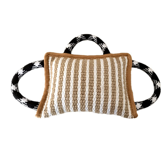 Juguete de Cuerda para Perros con 3 Asas - Almohada de Yute Resistente para Tirar - Image 7