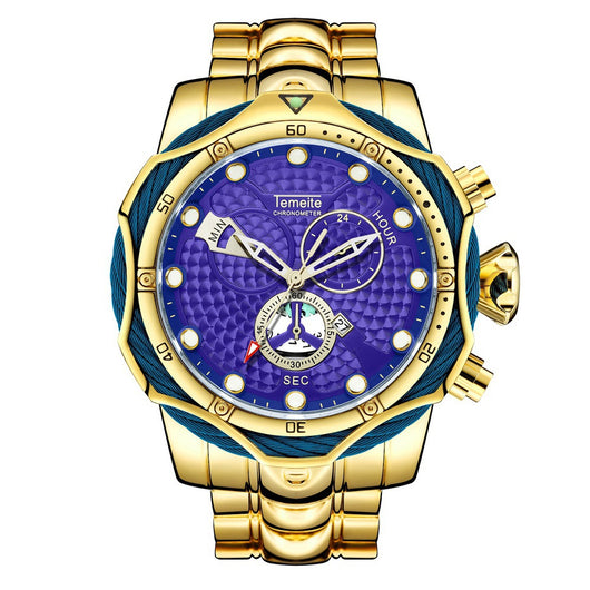 Reloj de Acero Inoxidable para Hombre con Movimiento de Cuarzo - Image 3