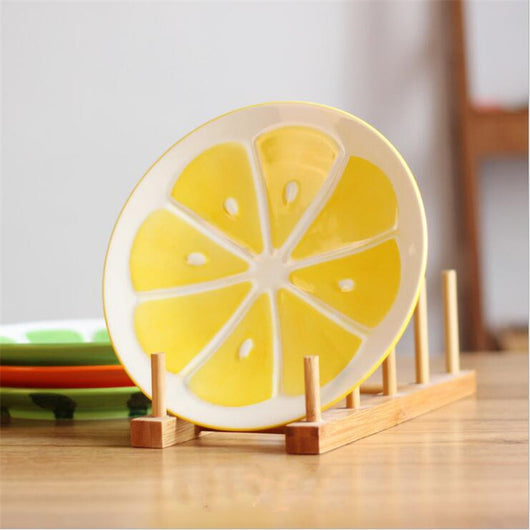 Plato de Cerámica Decorativo con Diseño de Frutas 8 Pulgadas - Image 8