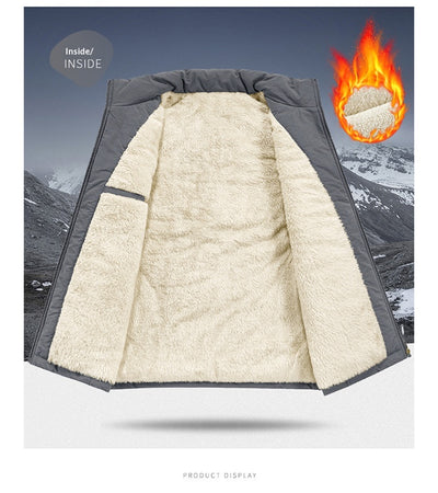 Chaleco Reversible Térmico para Hombre - Forro Polar Grueso y Cálido - Image 29