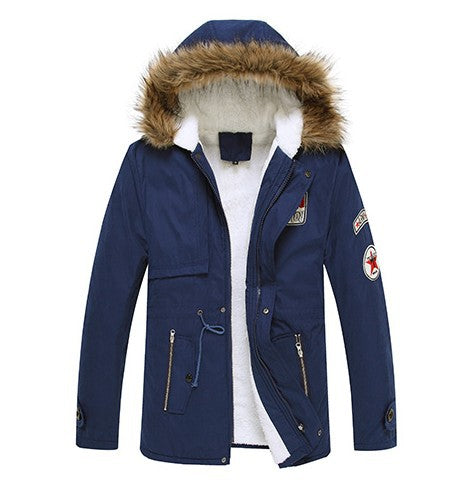 Parka Militar Gruesa para Hombre con Cuello de Pelaje - Abrigo Térmico Invierno - Image 10