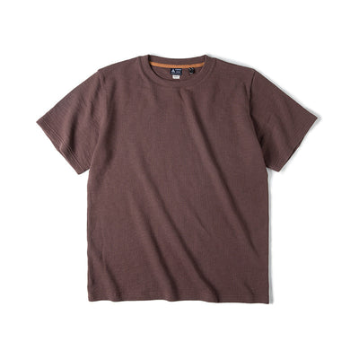Camiseta Tejida Cuello Redondo Manga Corta Efecto Waffle - Image 7