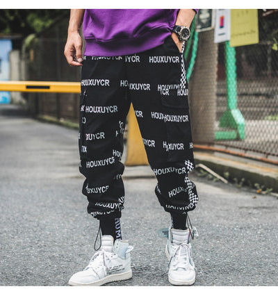 Pantalones de Moda Estampado Letras para Hombre - Comodidad y Estilo - Image 13