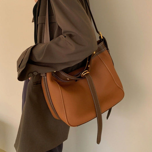 Bolso Bandolera Portátil de Gran Capacidad para Otoño e Invierno - Image 8