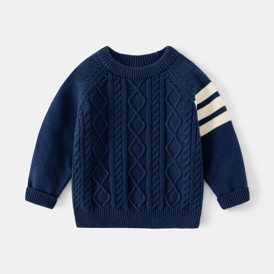 Suéter Infantil de Color Liso - Pullover Cómodo - Image 9