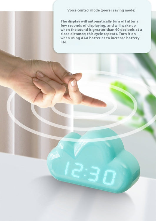 Reloj Despertador LED Inteligente con Control de Voz y Calendario - Image 27