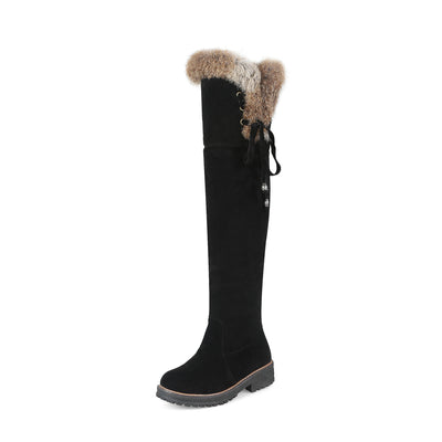 Botas Altas de Gamuza para Mujer Tallas Grandes 40-44 Otoño Invierno - Image 6