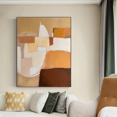Cuadro Abstracto Óleo sobre Lienzo para Sala de Estar - Arte Moderno sin Marco - Image 10