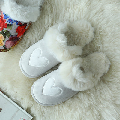 Pantuflas de Pareja en Lana con Suela Antideslizante - Image 17