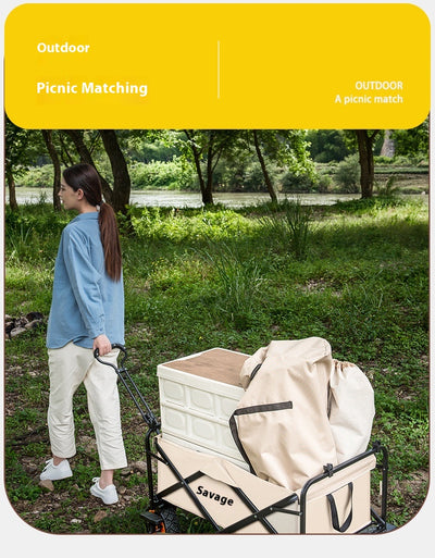 Carrito de Camping Plegable Tirado a Mano - Image 12