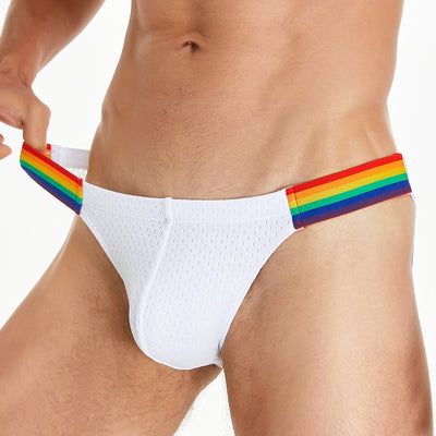 Calzoncillos Hombre Malla Nylon Cintura Arcoíris Baja Comodidad - Image 17