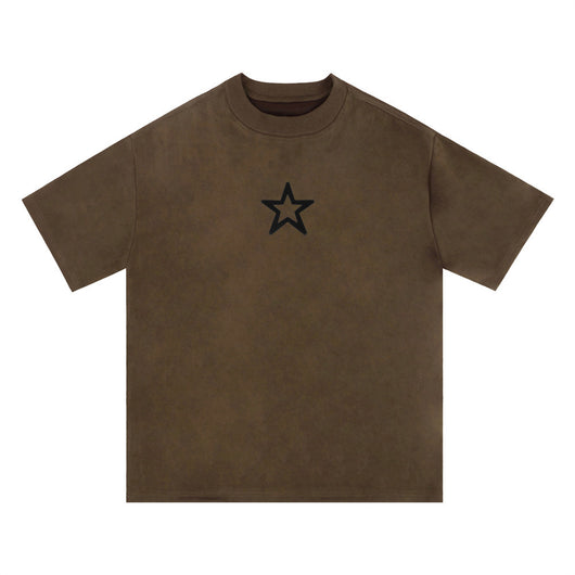 Playera Hombre Estampado Estrella de Cinco Puntas - Image 8