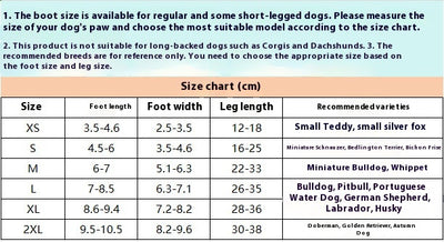 Protectores de Patas Impermeables para Perros - Zapatos Antideslizantes - Image 7