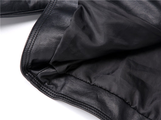 Chaqueta de Cuero Estilo Motociclista para Niños y Niñas - Image 6