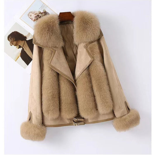 Chaqueta de Piel Sintética Tipo Zorro para Mujer - Image 6