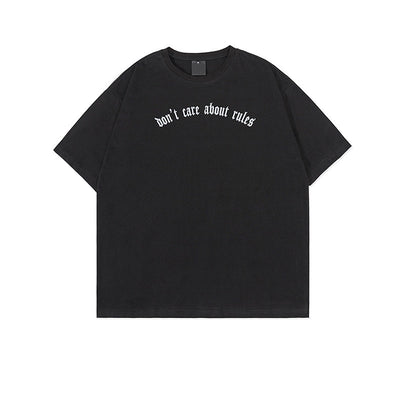 Camiseta Suelta Hip Hop con Estampa de Retrato - Manga Corta - Image 8